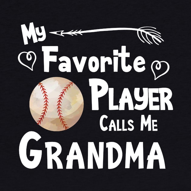 Favorite Player Grandma Love Softball Player by Magic Ball